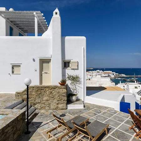 Supreme House With Views & Pool & Parking Mykonos Town