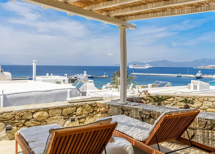 Supreme House With Views & Pool & Parking * Mykonos Town