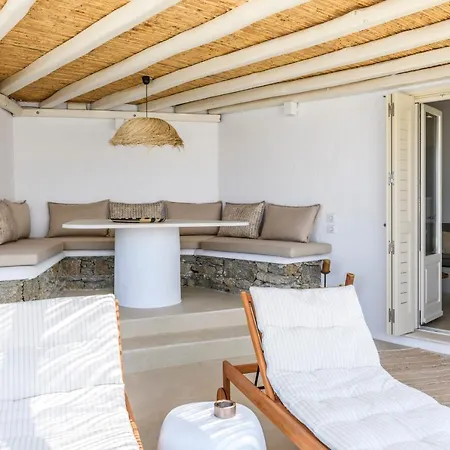 別荘 Supreme House With Views & Pool & Parking Mykonos Town